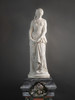 独角鹿西洋古董1870年代法国雕塑家Emile BOISSEAU签名创作大理石底座嵌梅菲斯特头像青铜精雕装饰人物主题卡拉拉大理石雕塑作品《玛格丽特》 商品缩略图0
