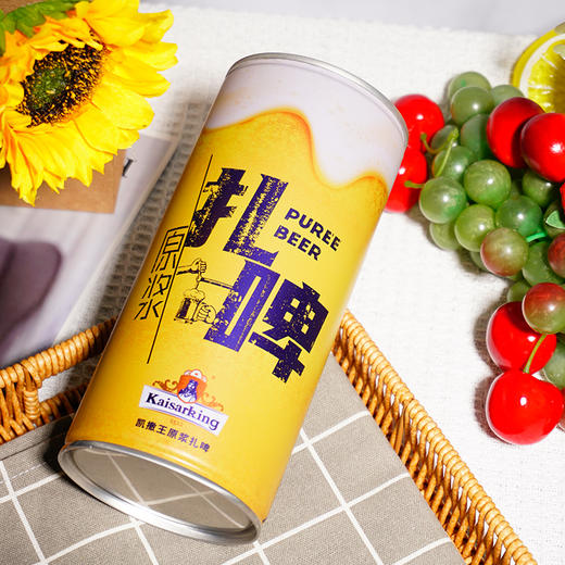 凯撒王原浆扎啤啤酒1L*6 商品图0