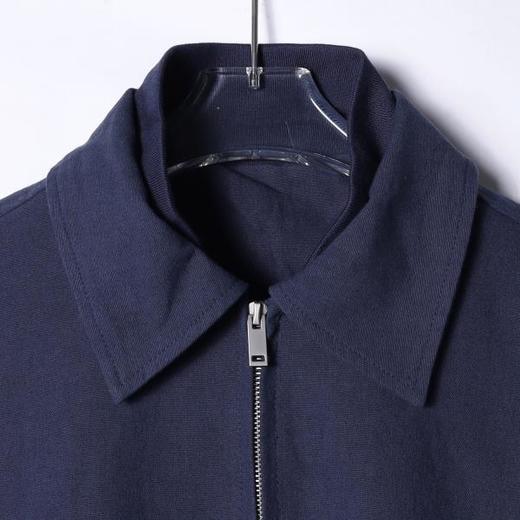 41239SDSA男士秋冬新款痞帅男装翻领宽松复古外套拼接设计感百搭上衣 商品图2