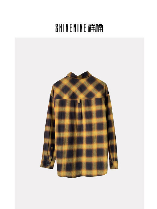 43302157格纹长袖衬衫 商品图1