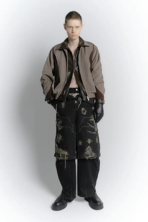 WIZZARD  CUT UP HARRINGTON JACKET休闲夹克 商品图1