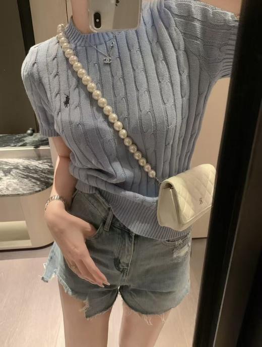 经典款！拉夫这件麻花短袖也太好看了吧！ 商品图5