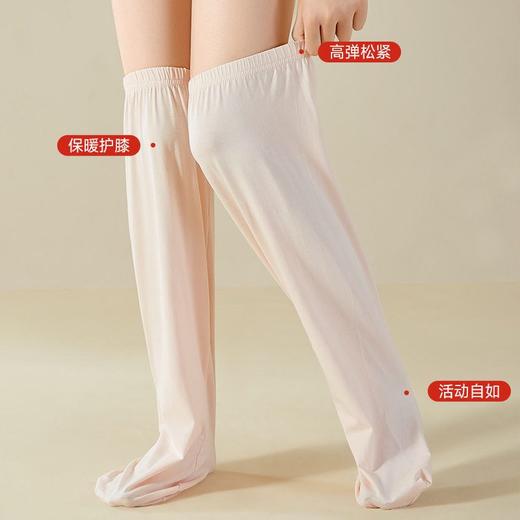 睡眠袜纯棉全棉睡觉穿的袜子女空调房袜套儿童夏季宽松长中筒袜男 商品图1