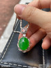 艳绿蛋面吊坠【5090809】具体价格微信咨询 商品缩略图3
