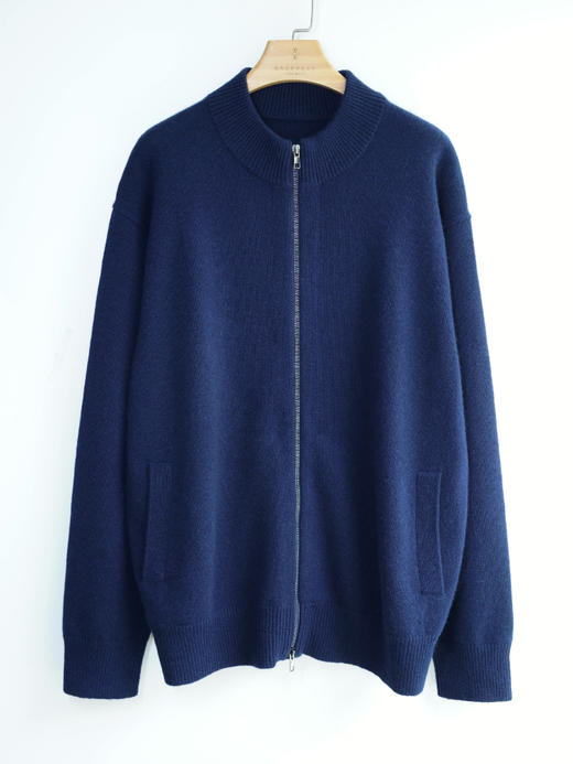 男士羊绒羊毛立领拉链外套 商品图4