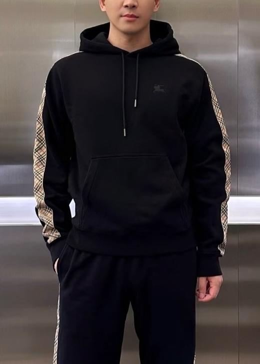 男款格纹拼接衛衣007 商品图2