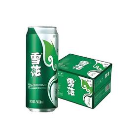【啤酒】雪花清爽500ml*12听