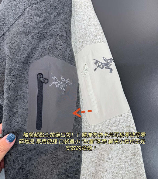 鸟家立领抓绒夹克衫！男女同款091009 商品图6