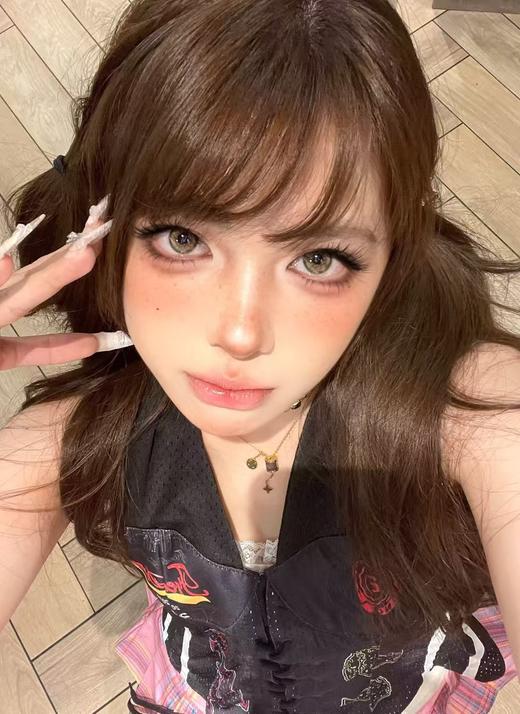 HANCON半年抛美瞳 虎之眼 14.2mm 商品图0