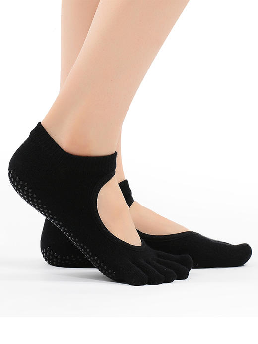 哈瓦塔运动露背止滑瑜伽五指袜 商品图4