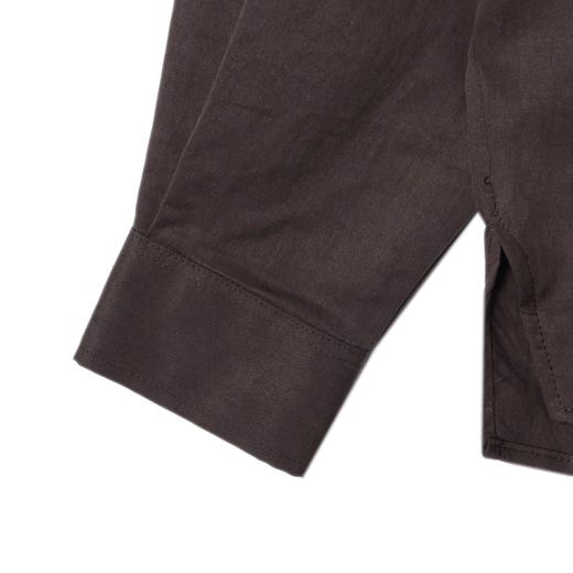 SDSA男士秋冬新款痞帅男装简约纯色单排扣长袖衬衫宽松韩版衬衣 商品图3