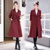 双排扣风衣外套气质宽松，英伦风中长款拼色大衣NJL9231-1 商品缩略图0