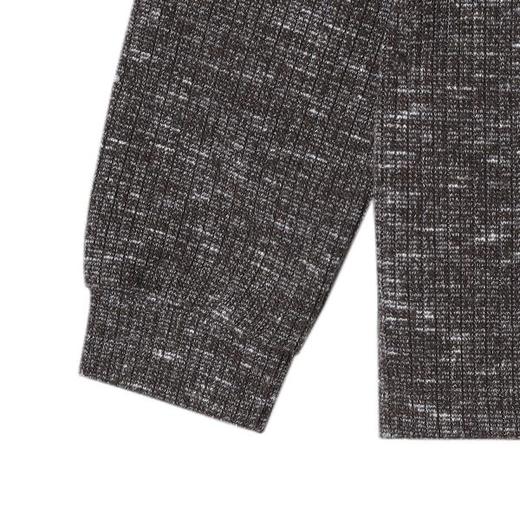 87788SDSA男士秋冬新款痞帅男装潮牌高街半拉链立领针织卫衣时尚上衣 商品图4