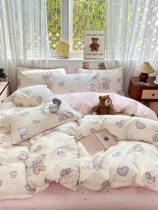 【YW】无忧购100%纯棉可爱卡通印花四件套（截单后3-5天发货) 商品图2