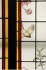 独角鹿西洋古董 19世纪末20世纪初法国新艺术时期出品雀鸟繁花主题彩绘玻璃花窗一组 商品缩略图3