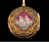独角鹿西洋古董 瑞士Ph. Terrot & Fazy工坊签名出品18K黄金精雕镶嵌钻石及古典孩童主题珐琅彩绘腰链式怀表 商品缩略图4