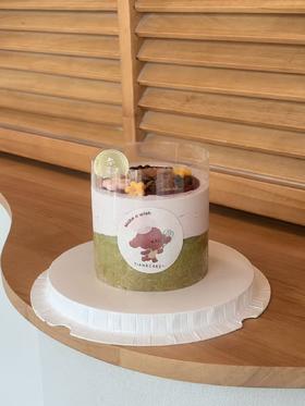 四寸莓莓爆浆蛋糕