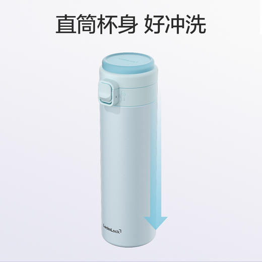 乐扣乐扣（LOCK&LOCK）新款弹盖保温杯 316L不锈钢 保温保冷 LHC3101 商品图12