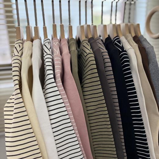 【出口级品质‼️55/2件】打底衫“面料卷王”A类棉/羊毛拉架，双王炸组合！280高克重羊毛拉架纯棉材质 ！内里碳素磨毛，巨巨巨柔软，舒适度随便对比！ 商品图5