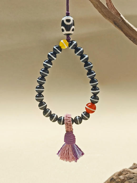 玛瑙天珠手串（8mm）挂件手机链 商品图3