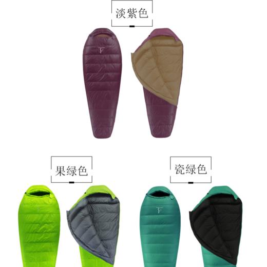 安地斯橙子木乃伊睡袋徒步露营旅行低温保暖睡袋 商品图2