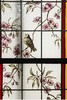 独角鹿西洋古董 19世纪末20世纪初法国新艺术时期出品雀鸟繁花主题彩绘玻璃花窗一组 商品缩略图4