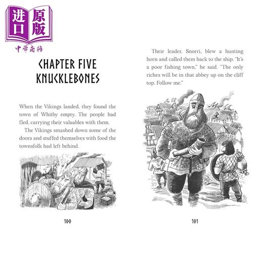 【中商原版】糟糕又真实的故事 维京人 Terrible True Tales Vikings 可怕的历史作者Terry Deary 英文原版 历史故事章节书 商品图3