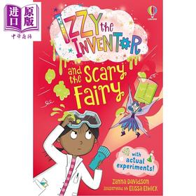 【中商原版】伊兹系列 伊兹与可怕的仙女 Izzy the Inventor and the Scary Fairy 英文原版 儿童文学小说 故事书 进口童书
