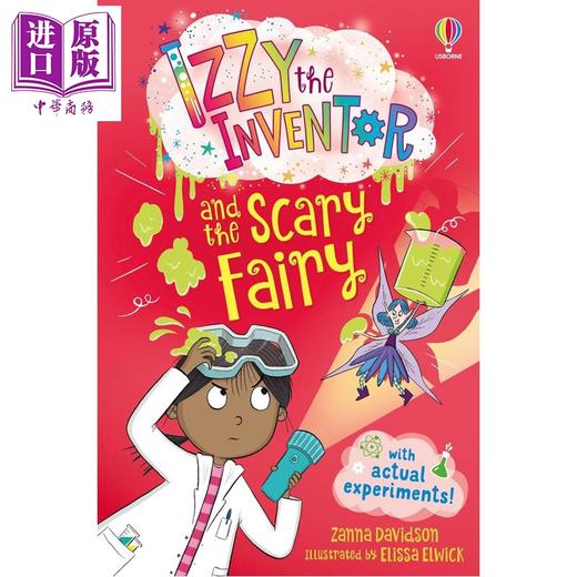 【中商原版】伊兹系列 伊兹与可怕的仙女 Izzy the Inventor and the Scary Fairy 英文原版 儿童文学小说 故事书 进口童书 商品图0