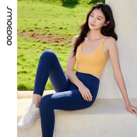 水沐伊朵运动女健身衣透气一体式薄款背心有弹力瑜伽50209 商品图1