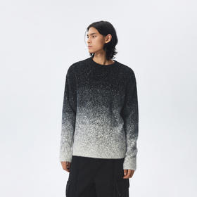 【商场同款】CHINISM赤尘 烟花芝麻提花渐变色毛衣男复古针织衫