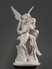 独角鹿西洋古董19世纪下半叶意大利雕塑家Adolfo Cipriani签名创作古典神话主题大理石雕塑作品《丘比特与普绪克》 商品缩略图0