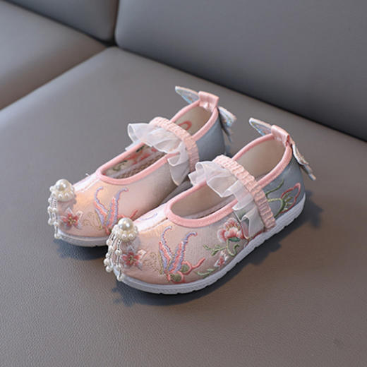 【苏城纪】春秋新款女童汉服童鞋 蝴蝶仙子 商品图1