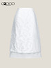 G2000【双层设计/A字裙/商场新款】女装FW25舒适勾花中长款半身裙53269672 商品缩略图1