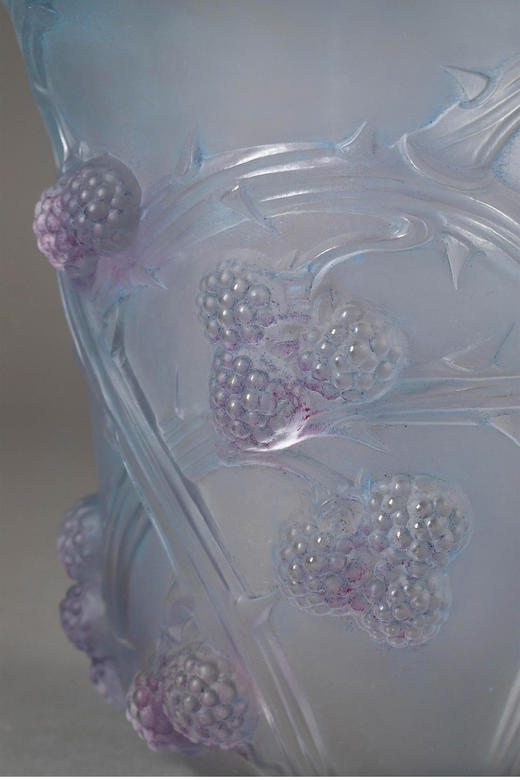 独角鹿西洋古董 法国顶级水晶工坊莱俪LALIQUE设计出品「MURES 黑莓」 商品图3