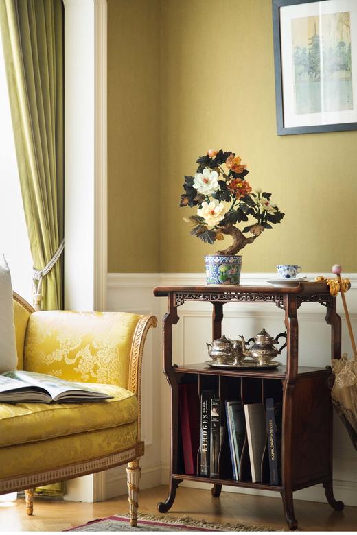 独角鹿西洋古董 20世纪中国创汇时期出品传统花卉纹景泰蓝盆装饰「富贵牡丹」珍宝像生盆景 商品图0