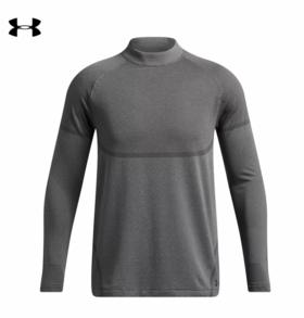 安德玛UA秋冬RUSH男子高领训练运动长袖1379283-025