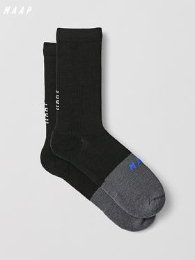 MAAP Division Merino Sock Black 骑行袜