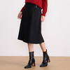 EITIE爱特爱气质优雅通勤纯色不对称百搭A字裙半身裙2025秋冬新款D2506901 商品缩略图1