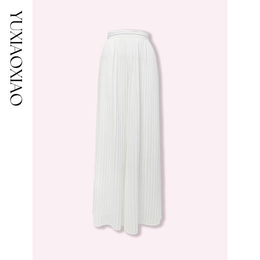 余潇潇【简爱日记】层次立体感压褶不变形百搭宽松直筒垂坠休闲裤 商品图3