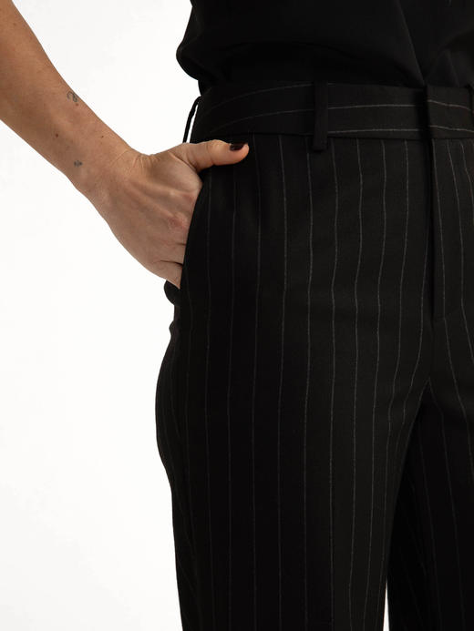 FREY｜TR087 BORDEAUX trousers [ 黑条纹 ] 商品图3