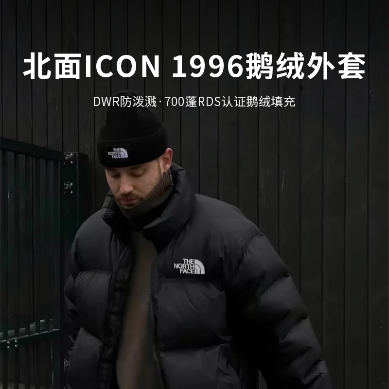 【北面1996 Nuptse经典款羽绒服】超值清仓福利！时尚大牌联名款，DWR科技面料，专业防护设计，保暖防风，畅享舒适寒冬！