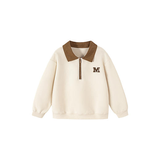 迷你巴拉男童卫衣儿童学院风柔软透气2025秋新品不易变形长袖上衣 商品图4