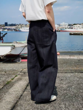 Evistub/E-5XCK489/竹节水洗丹宁牛仔裤男夏