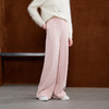 三彩2025冬季新款慵懒休闲长裤松紧高腰阔腿裤宽松垂感显瘦M 商品缩略图2