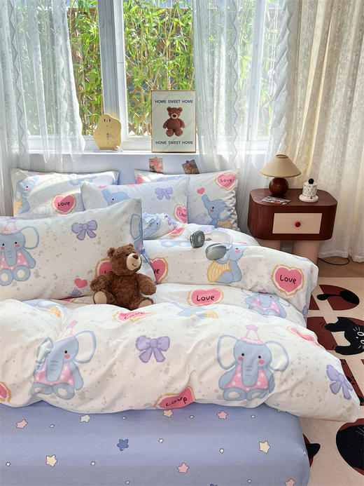 【YW】无忧购100%纯棉可爱卡通印花四件套（截单后3-5天发货) 商品图5