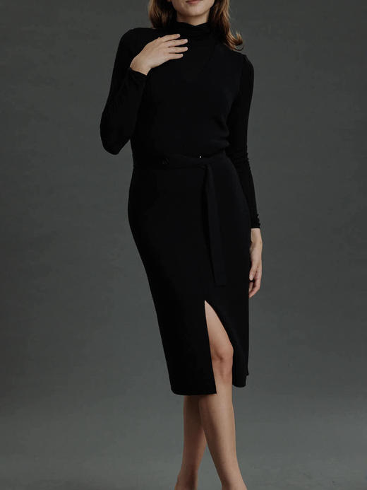 FREY｜KT058 PORTO knit dress [ 黑 ] 商品图0