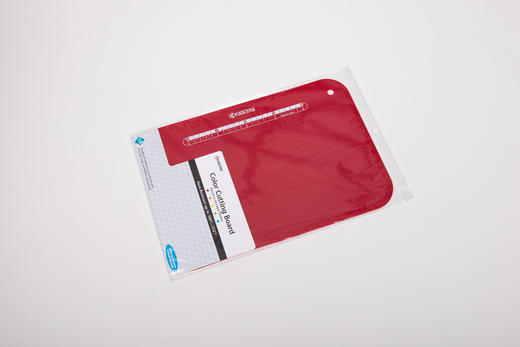 京瓷KYOCERA菜板砧板切菜板塑料切水果生熟分开  树脂菜板（红色） 商品图0