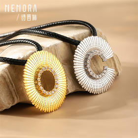 【任选3件599元】日月曜环项链 S925银简约时尚ins风项链MEMORA诗普琳YNE01101、YNE01102（线上专供）