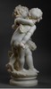 独角鹿西洋古董 19世纪法国出品人物主题大理石雕塑作品《手持果篮的孩童》 商品缩略图3